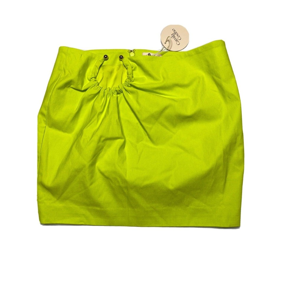 NWT Camila coelho lime green skirt Small